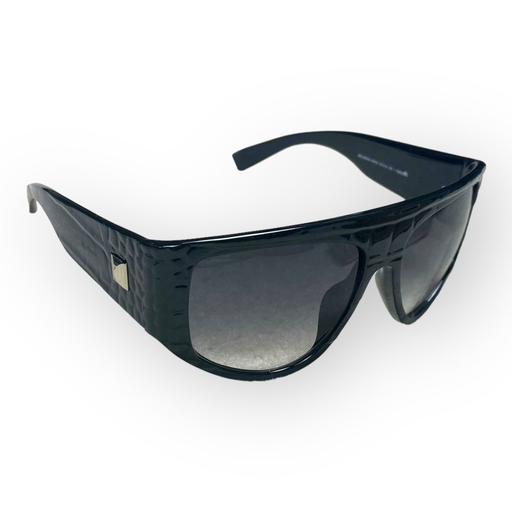 MaxMara Sunglasses MM LINDA 8079O Shiny Black Gradient Smoke Women's